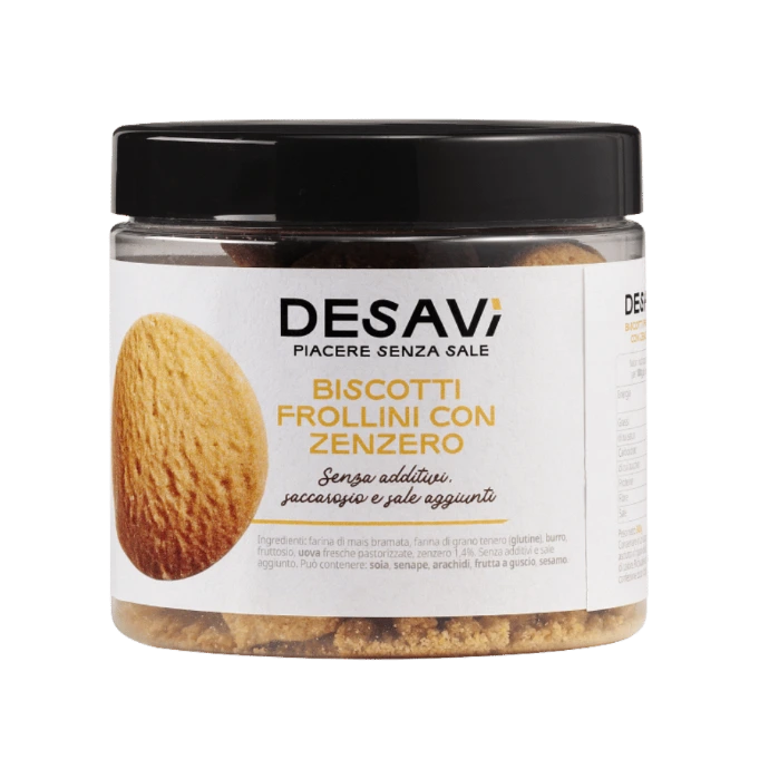 biscotti frollini con zenzero
